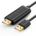 UGreen USB 2.0 Data link cable-Black 2M